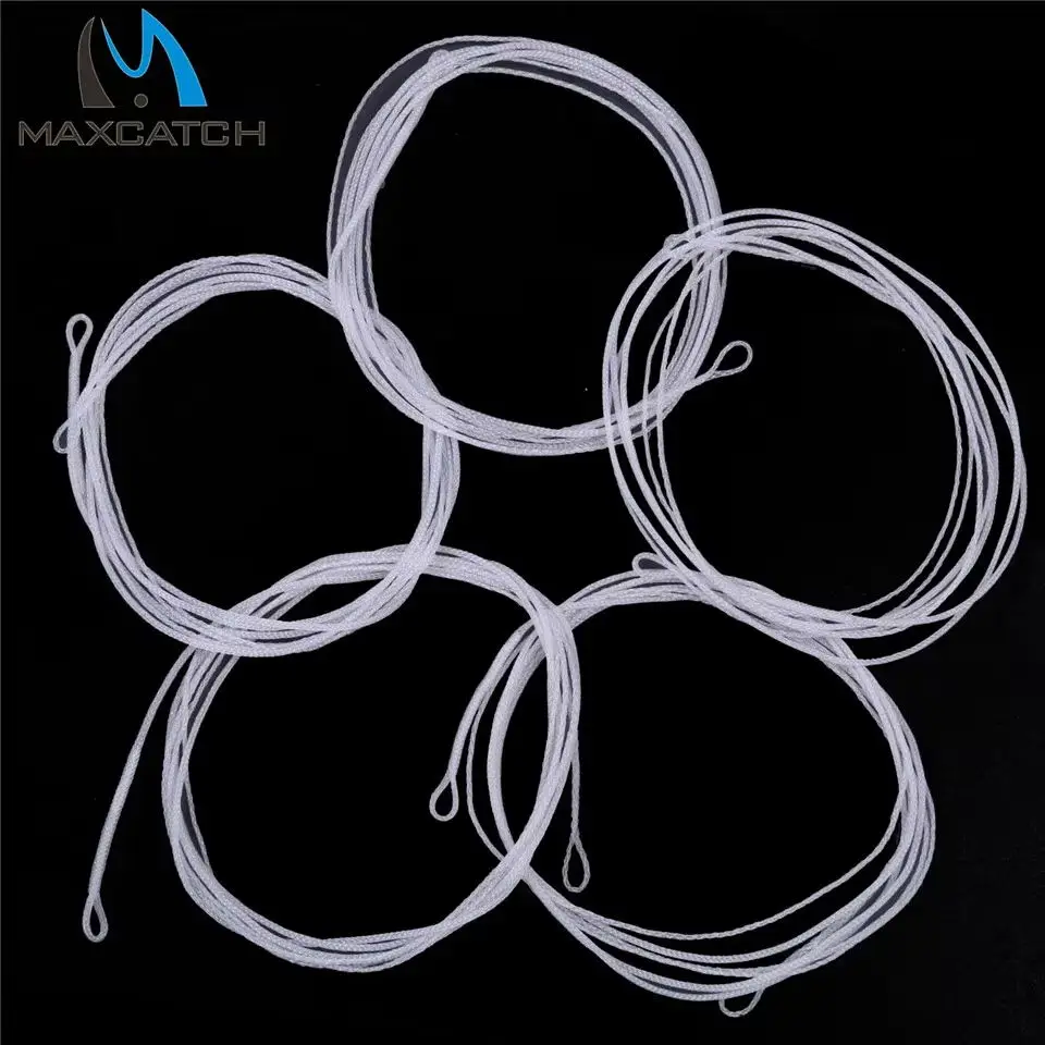 Плетеная леска Maximumcatch 6 футов/10 футов 20 фунтов 2 шт. плавающая с петлями