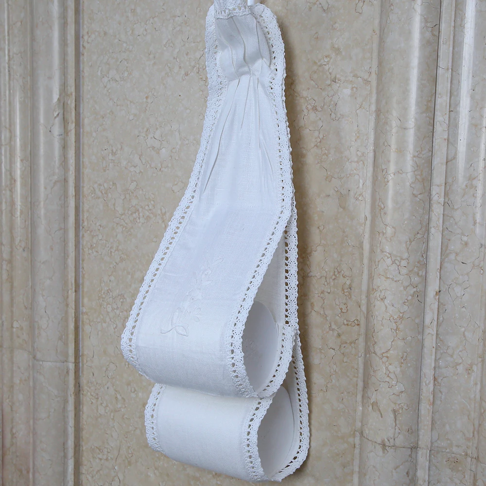 

Держатель для рулона ткани из льна, ручной работы