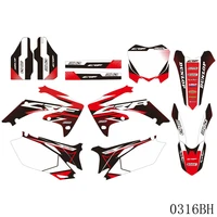 full graphics decals stickers motorcycle background custom number for honda crf250r crf250 2010 2011 2012 2013 crf 250 250r r