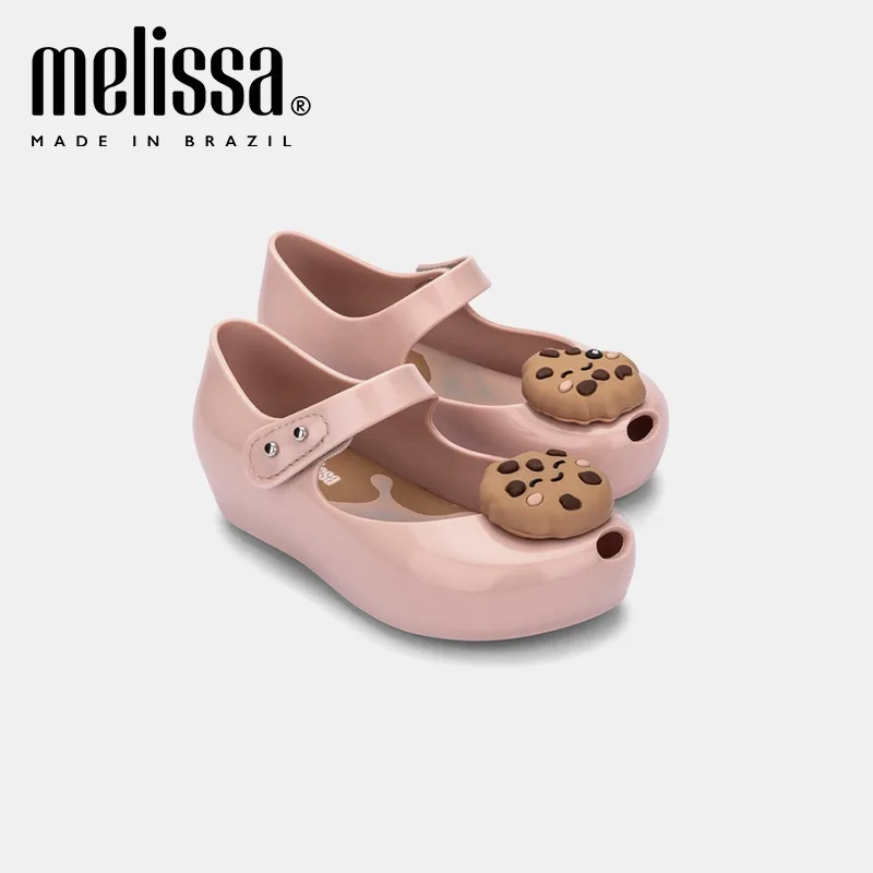 

2022 New Children Mini Melissa Jelly Shoes Kids Fashion Bow Flat Sandals Girl Princess Hot Party Beach Shoes
