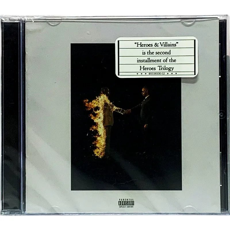 Фото Альбом Metro Boomin Heroes & Villains на CD для европейской и американской рэп-музыки, новый, нераспечатанный №1