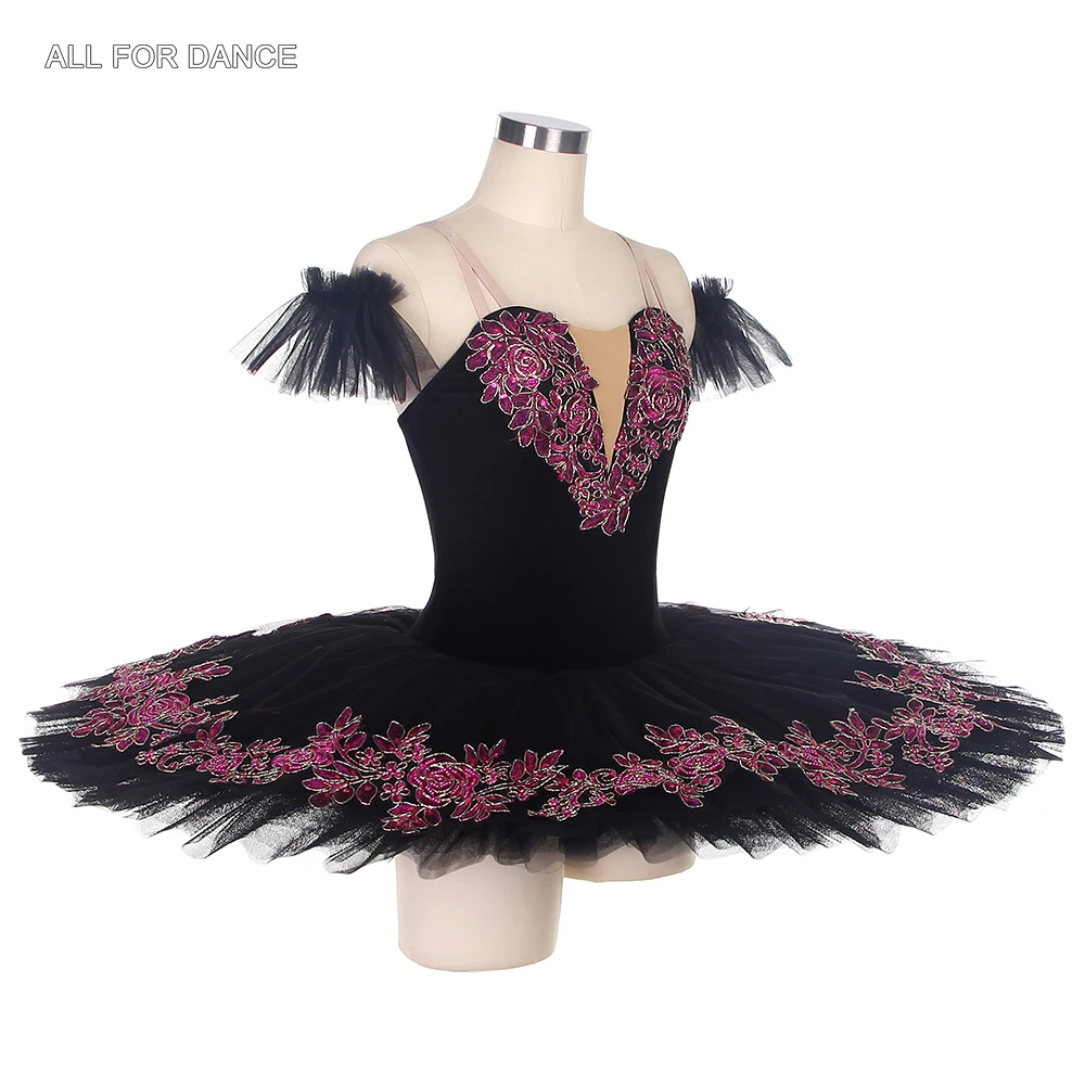 BLL023 Черные предпрофессиональные балетные танцевальные пачки костюмы балерины