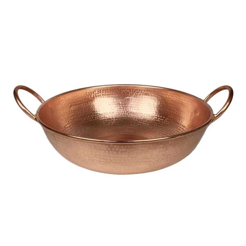 Гладкая Толстая тарелка ручной работы фиолетовая посуда с двойной ручкой 24-45 см