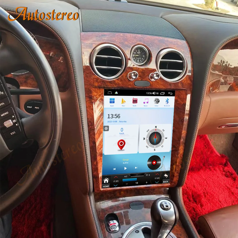 12 1 дюймовый Carplay Android 13 для Bentley Continental Flying прямой 2004-2016 автомобильный