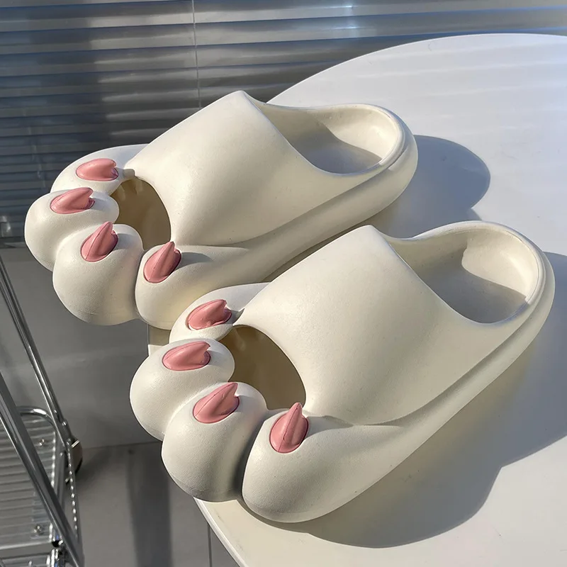 Novelty Cat Claw Slipper for Women New Summer Outdoor S