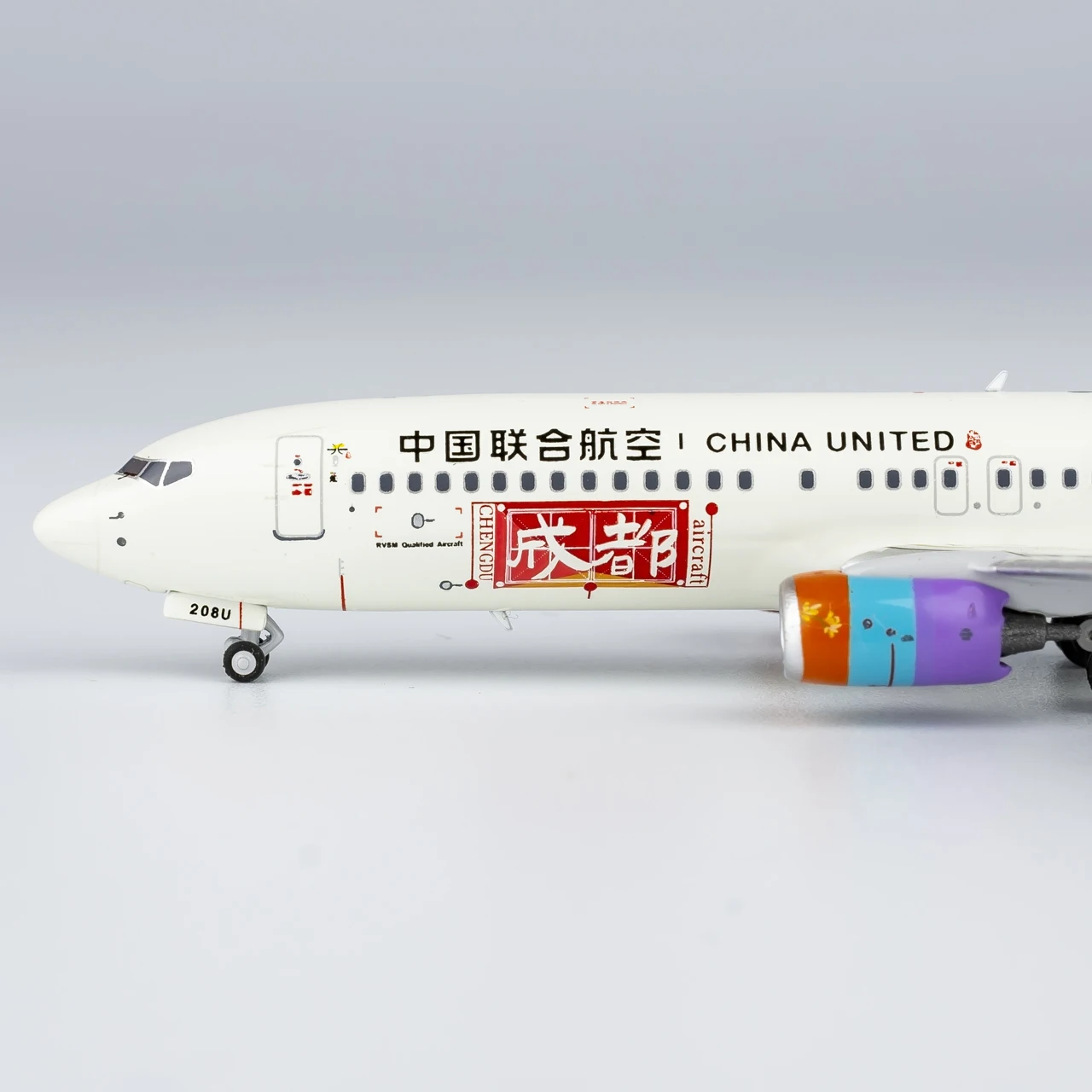 Коллекционный самолет из сплава 58221 подарок NG модель 1:400 China United Airlines Боинг литая