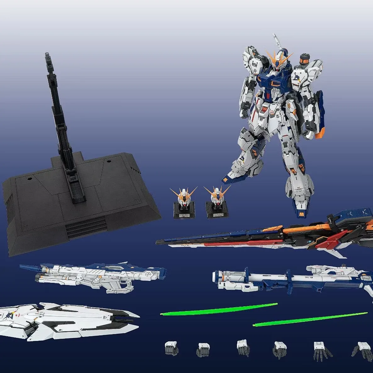 Фото В наличии: Набор для сборки модели FARMERS CREATIONS 1/100 MG RX-93ff Long Range Fin Funnel CMM GK, пластиковая модель робота, игрушка №3
