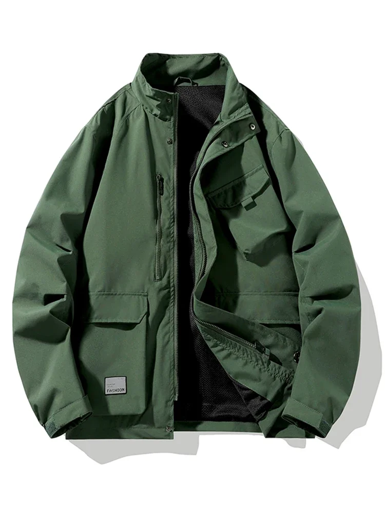 Куртка-карго Мужская в американском ретро стиле уличная свободная ветрозащитная