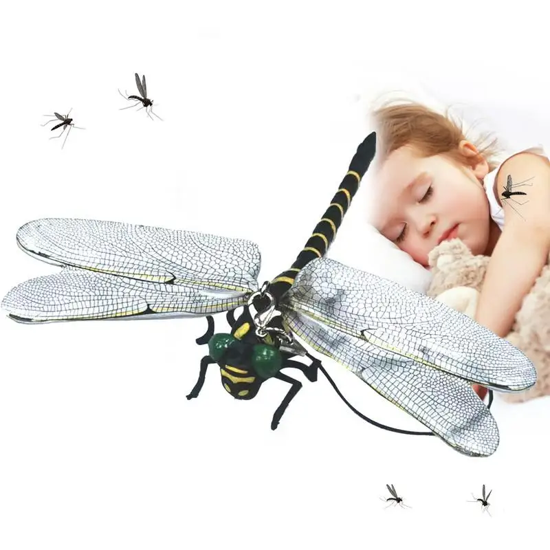 Simulation Dragonfly Mosquito Repellent Insect Model Outdoor Hanging Ornaments Realistic Animal Model