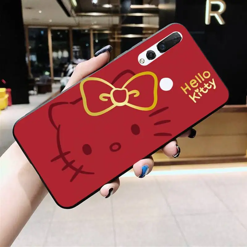Милый чехол для телефона с мультяшным котом Hello Kitty Huawei Y6P Y8S Y8P Y5II Y5 Y6 2019 P Smart Prime Pro |