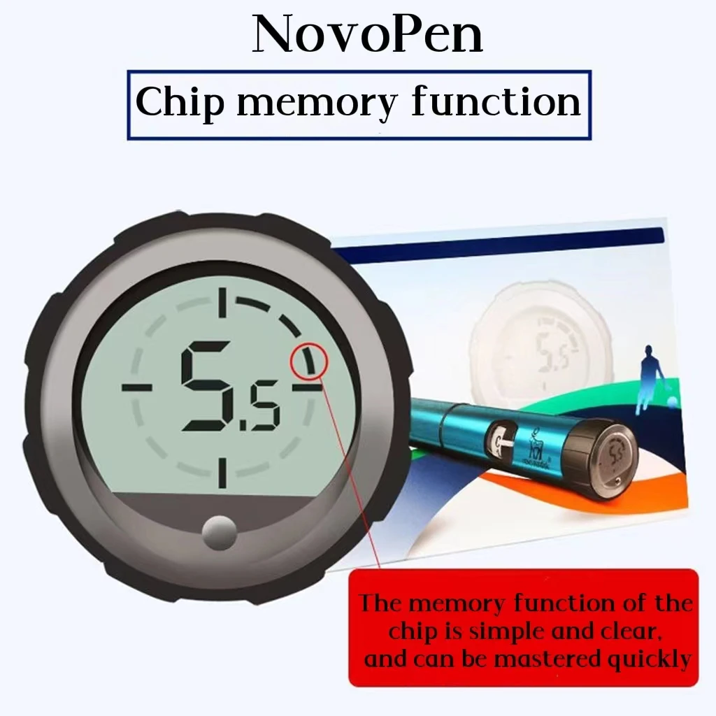 

Novo Nordisk Insulin Pen for Child Semi-scale 0.5 Unit Children's Pen NovoPen Echo Children's Blood Sugar Memory Injection Pen
