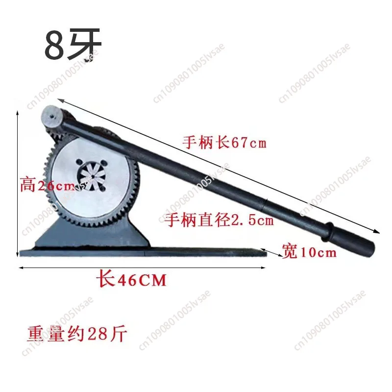 

Гидравлический пресс для обжима труб 6/8 зубьев