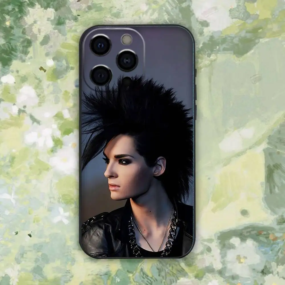 Фото Чехол для телефона Tom Bill Kaulitz Tokio Hotel для iPhone 16e,16,15,14,13,12,11,Pro,X,XS,Max,XR,Plus,Mini Soft Black Cover №2