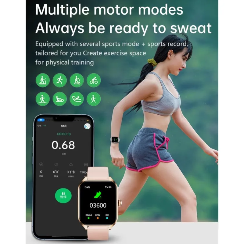 2023 New W5 WS-1 Smart Watch Women 1.86'' 45MM GPS Bluetooth Call Heart Rate Sports fitness Smartwatch Couple Watch