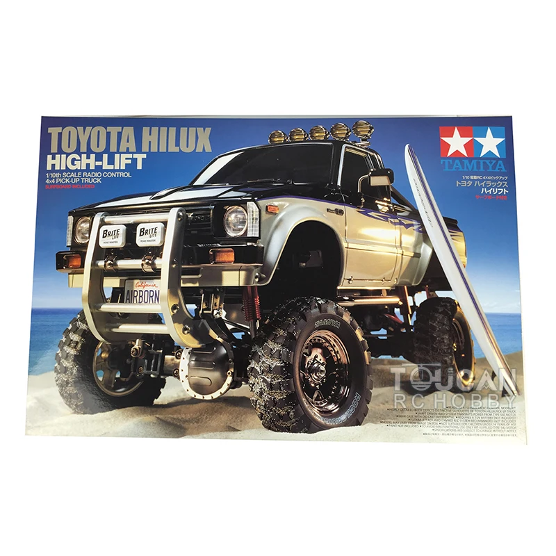 

US Stock TAMIYA 58397 4x4 Hulix High Lift RC Remote Control Rock Crawler Car KIT Model For TOYOTA Outdoor Toys For Boys Gift