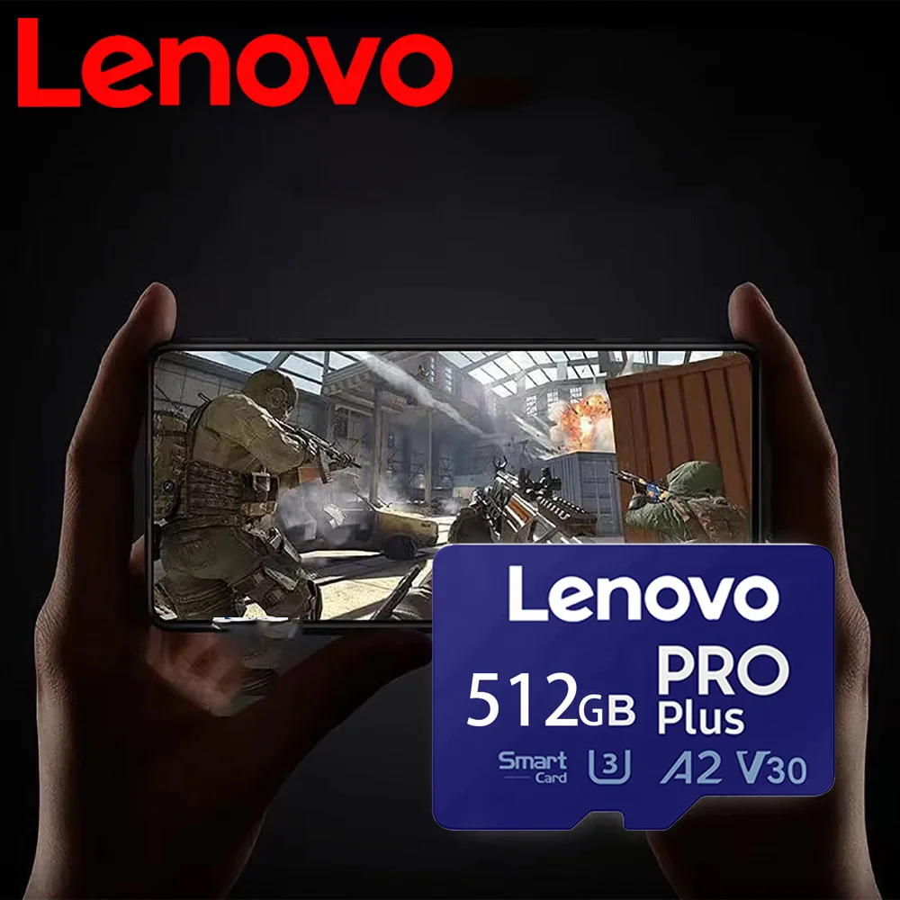 Фото Карта памяти Lenovo Pro Plus TF 512 ГБ, EVO PLUS SD 256 ГБ, 128 ГБ, 64 ГБ, 32 ГБ, A2 U3, 4K, флеш-карта для телефона, камеры, дрона №4
