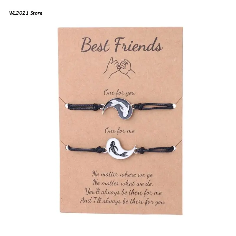 

Handmade Simple Braided Rope Charm Bracelet Suitable for Girls Valentines Gift