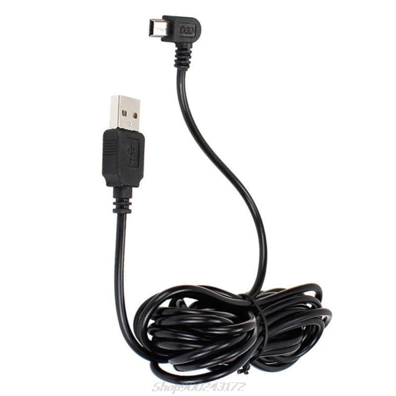 

3.5M USB Type-A to Mini 5Pin Right Angle Charging Cable for GPS Navigator Jy27 20 Dropshipping