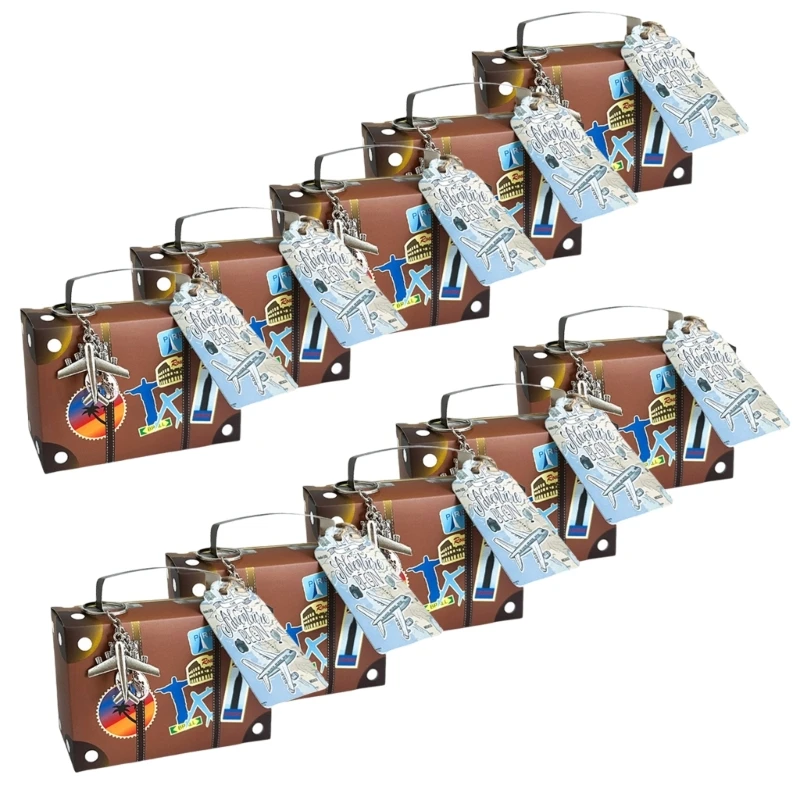 10 шт. миниатюрные дорожные футляры коробки для конфет настольного дисплея