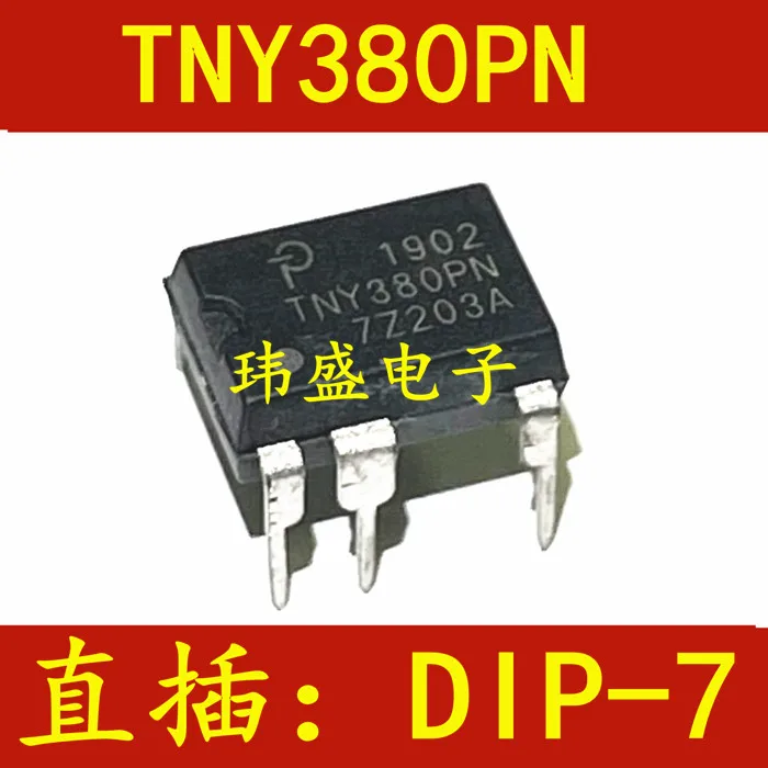 

10PCS/LOT TNY380PN TNY380IC DIP7