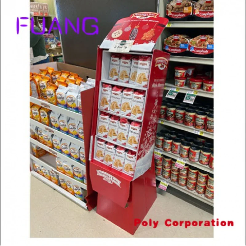 Retail overmarks cardboard shelf if floor