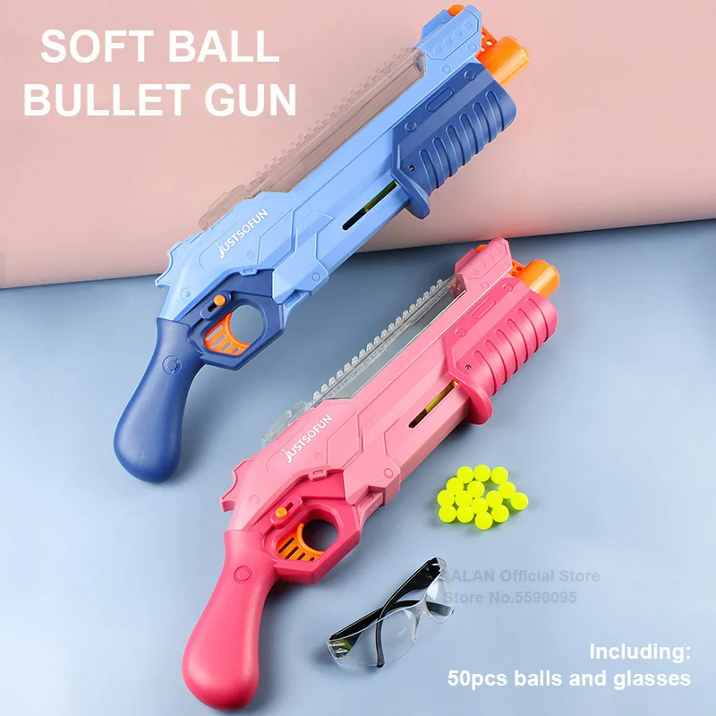 

Soft Bullet Toy Gun For Rival Zeus Apollo Ball Bullets Children Manual Gun Toys Round Foam Darts Blaster Gift For Boy Kids Adult