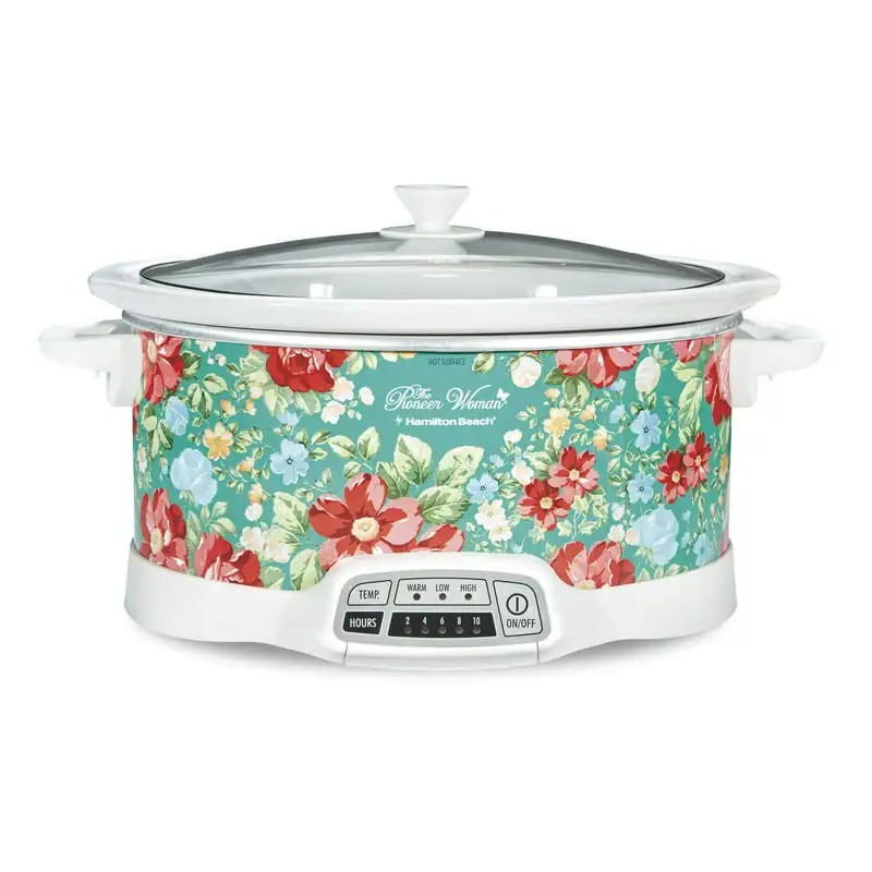 

Vintage Floral 7-Quart Programmable Slow Cooker, 33479