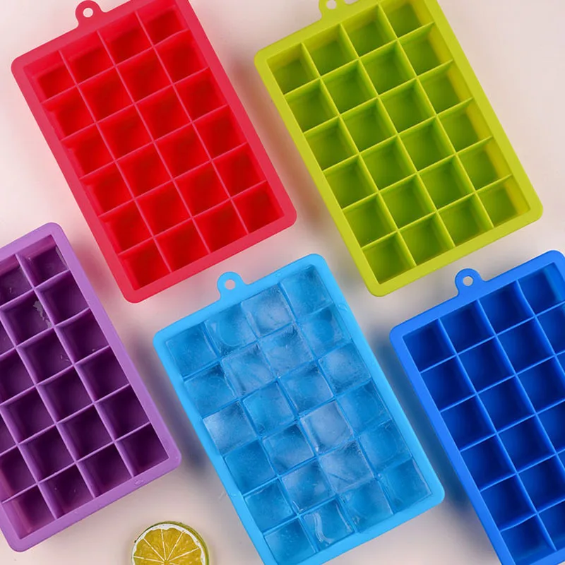 

15/24 Grids Large Silicone Ice Cube Mold Tray Ice Maker Mould Non-toxic Durable Bar Pub Wine Cocktail Ice Blocks Maker