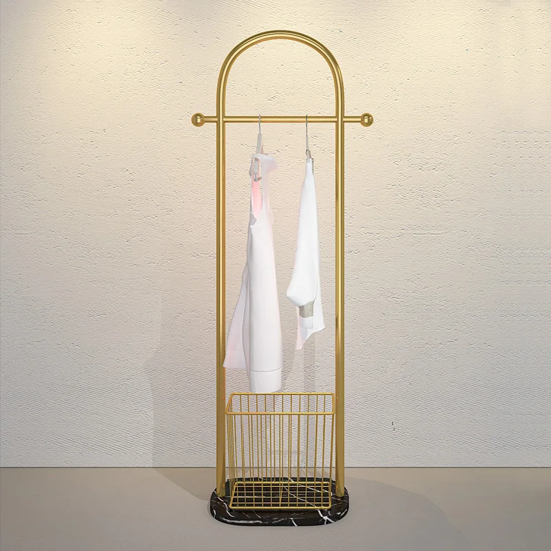 

Rail Entrance Bedroom Coat Racks Shelves Luxury Corner Golden Coat Racks Standing Design Moveis Para Sala Home Decorations