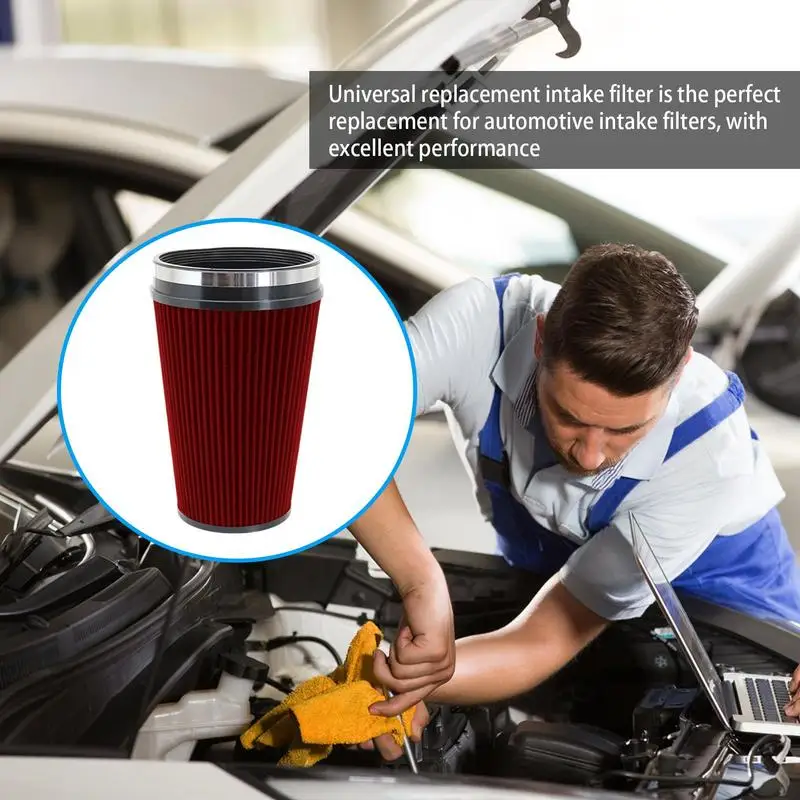 Автомобильный воздухозаборный фильтр воздухозаборник Gulps In More Air 152 мм замена