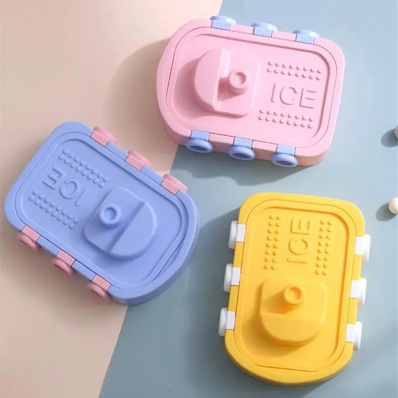 

Children Silicone Mold Pp Ice Cream Mold Summer Party Supplies Homemade Ice Mold 21x15.5x4cm Ice Tray Homemade Tools Ins Diy