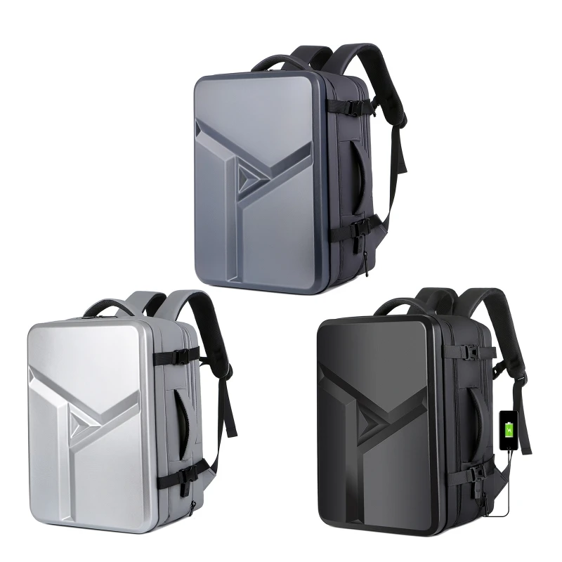 

Travel Laptop Backpack Waterproof Tech Backpack Expandable Business Computer Bag with USB Port for Women Men Student