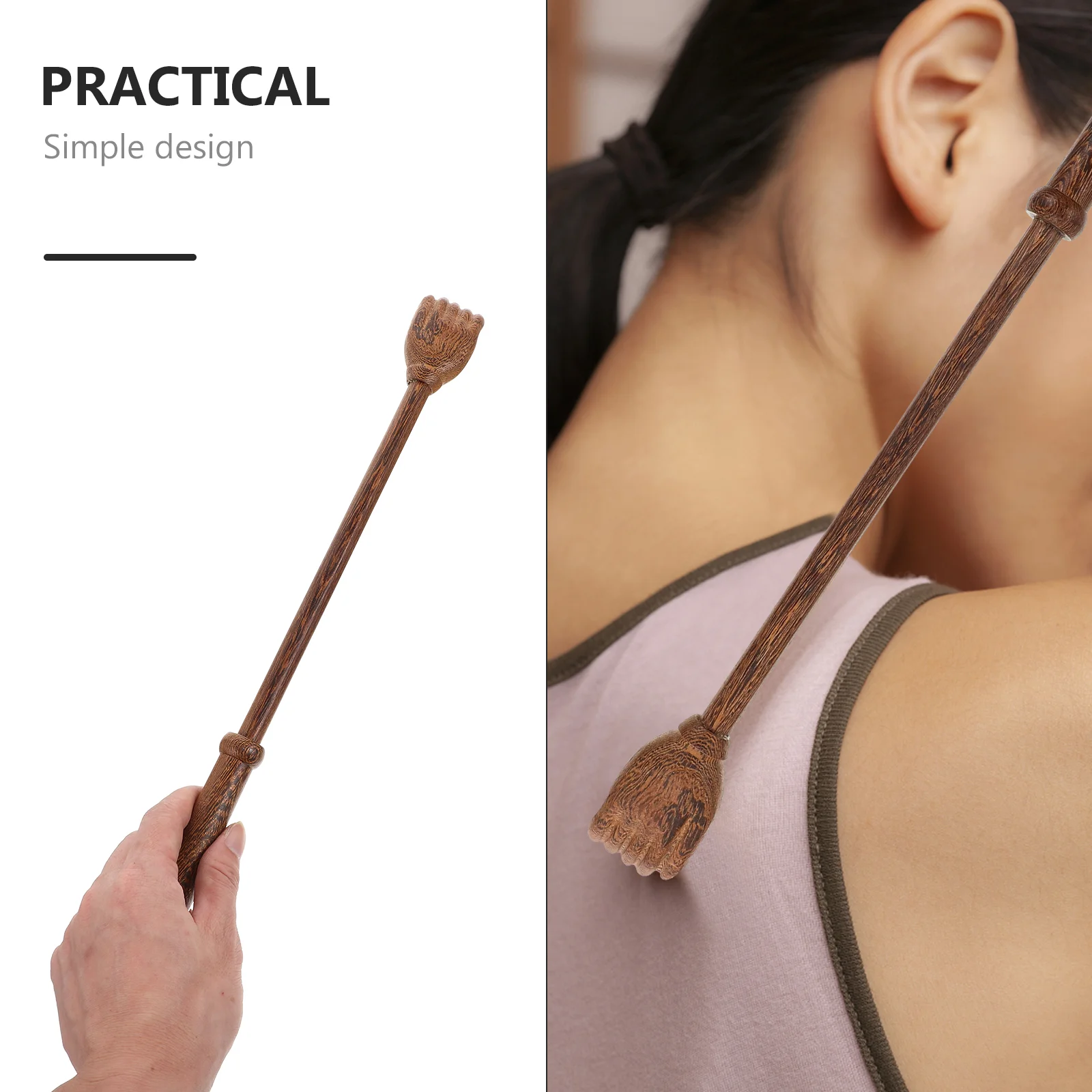 Выдвижной лук дорожные инструменты деревянный идеальный скребок для спины с