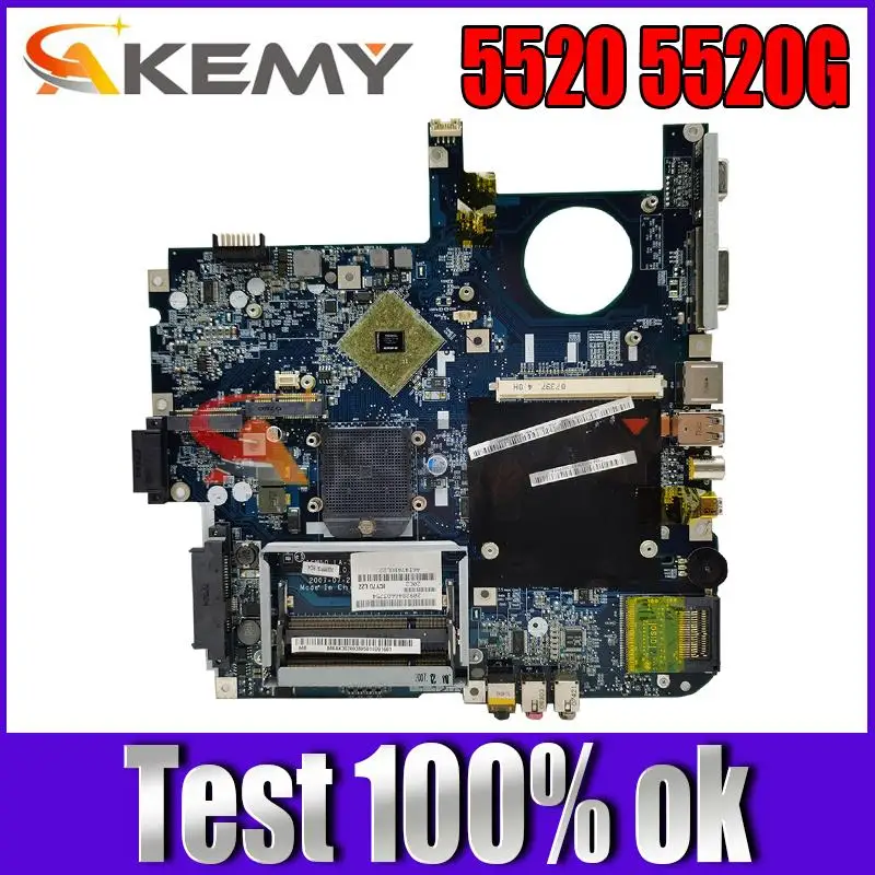 

Original ICW50 LA-3581P Laptop mainboard for Acer Aspire 5520 5520G Motherboard with GPU slot 100% TESED OK