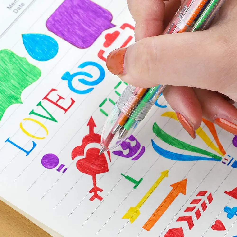 Najtaniej 50 Sztuk Multicolor Długopis Zabawy Długopisy 0.5mm 6 W 1 Rainbow Chowany Długopisy Dzieci Biuro Szkolne W Klasie Dostaw Prezent Dla Studenta Najtaniej 50 Sztuk Multicolor Długopis Zabawy Długopisy 0.5mm 6 W 1 Rainbow Chowany Długopisy Dzieci Biuro Szkolne W Klasie Dostaw Prezent Dla Studenta