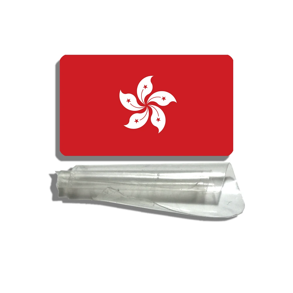 Hong Kong Flag Brooch For Women And Men Vintage Art Lapel Pin Shirt Bag Accessory HK Acrylic Badge Patriotic Trinkets