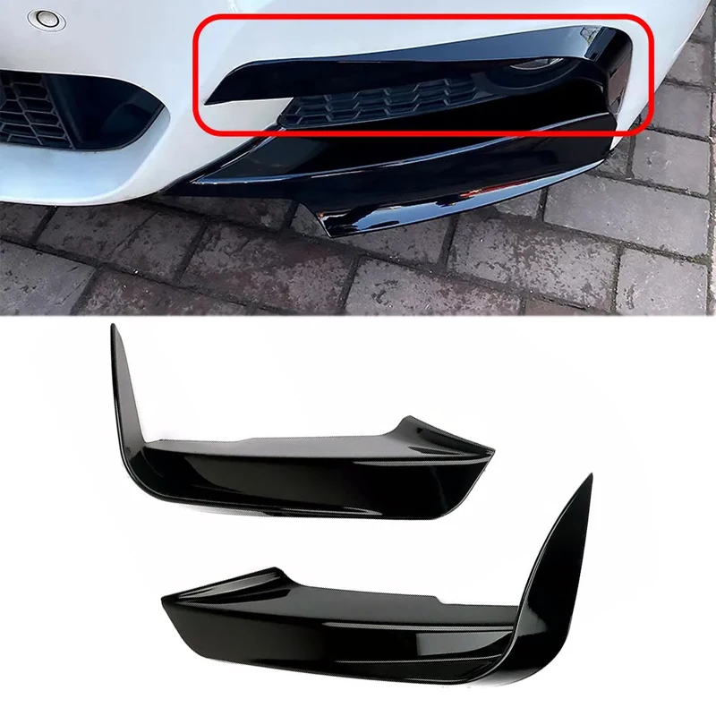 

1 пара переднего бампера автомобиля, накладка на крышку вентиляционного отверстия для BMW 3 серии F30 F31 2012-2018 M, спортивная противотуманная фара, крышка рамки для бровей