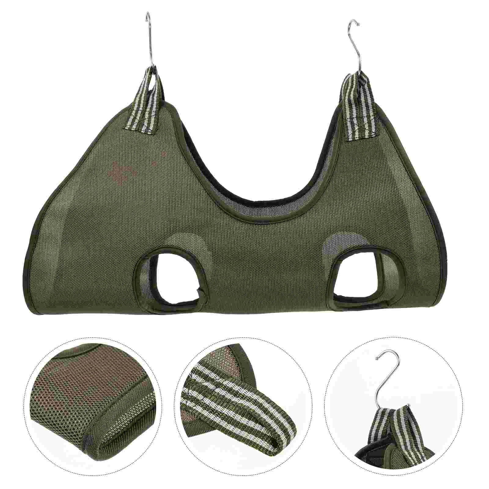 

Breathable Hammock Cats Dogs Grooming Hammock Grooming Hanging Harness Keep A Dog Ear Caring Sling Polyester Grooming Dog Hanger