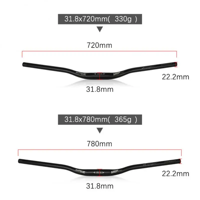 

WAKE Aluminium Alloy Bicycle Handlebar MTB Swallow Handlebars 720/780 Mountain Bike Downhill Crossbars Bicycle Accessories
