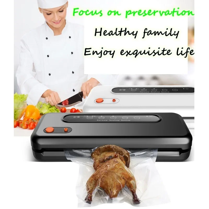 

Фотопищевой автоматический вакуумный упаковщик 220 В/110 В, коммерческий фотопищевой вакуумный упаковщик, упаковочная машина