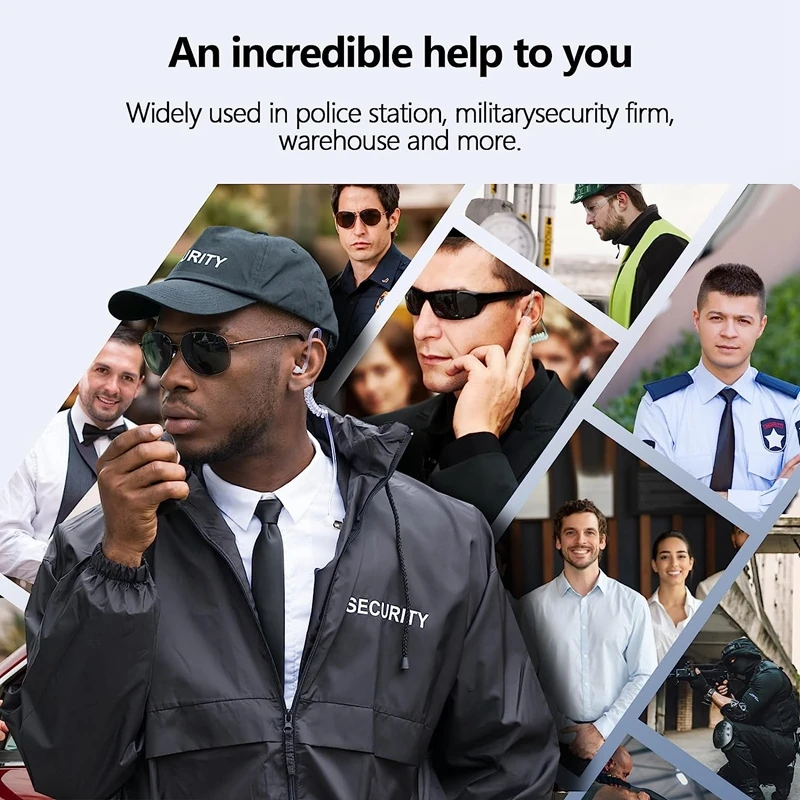 ICCL Walkie Talkie Accessories Earpiece for Motorola CP200 CP200d CLS1410 CLS1110 CLS1413 CP110 Radio Headset with Mic and PTT