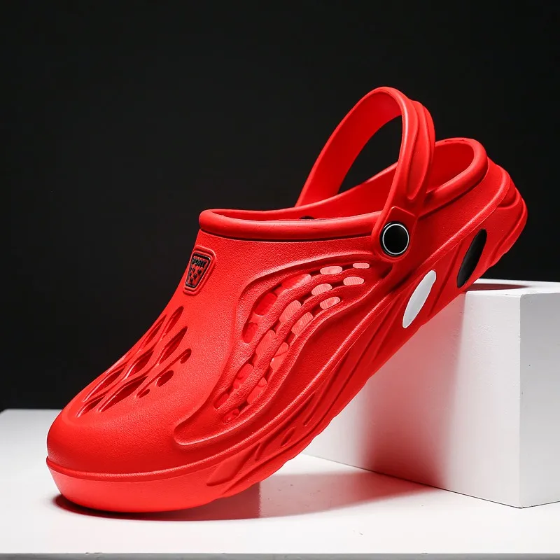 

2023 New Summer Men's Beach Shoes Men's Shoes Big Hole Shoes Slippers Casual Outdoor Summer Women's Fashion Sandals Large Size49