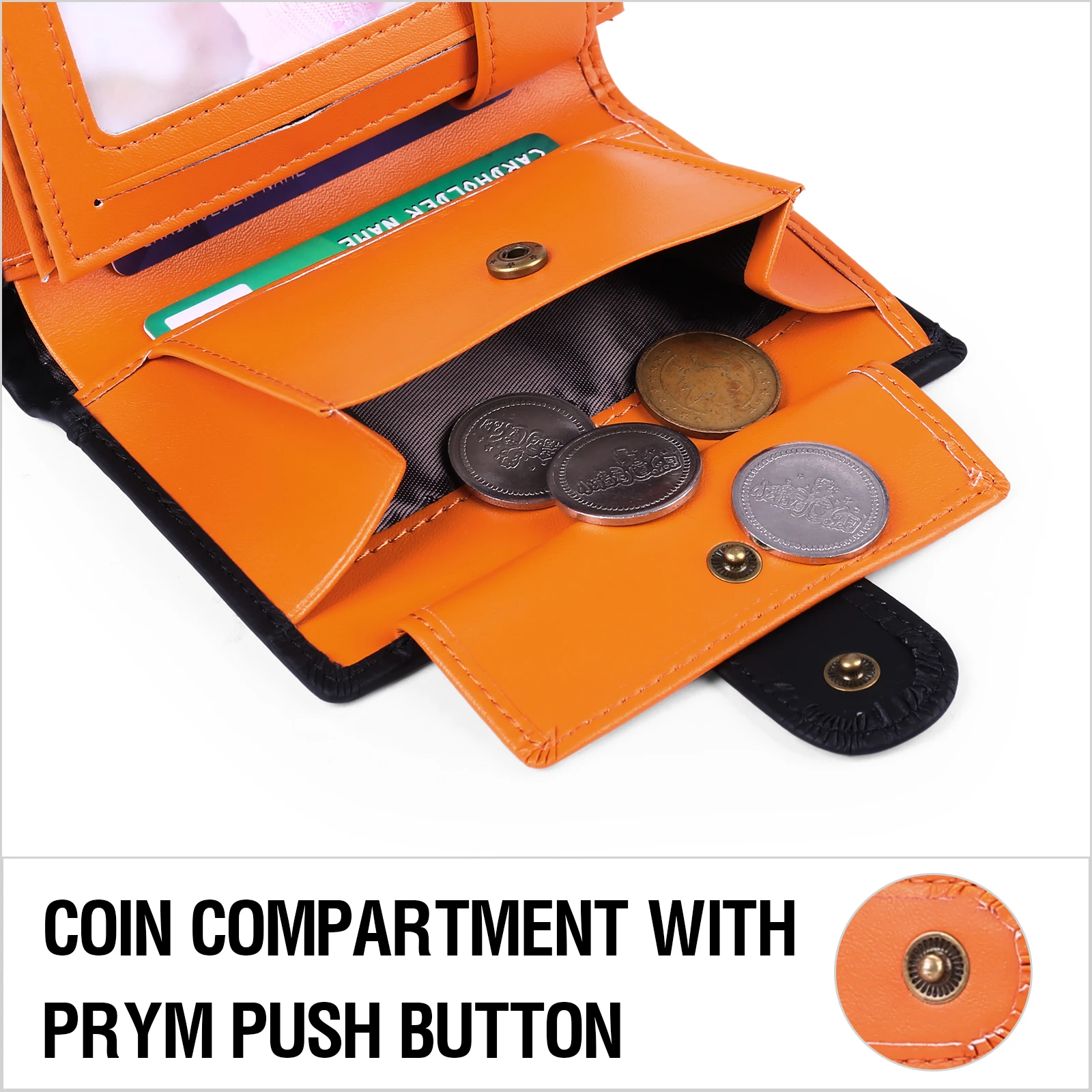 2023 Fashion Men's Coin Purse Wallet RFID Blocking Man Leather Wallet Zipper Business Card Holder ID Money Bag Male Wallet