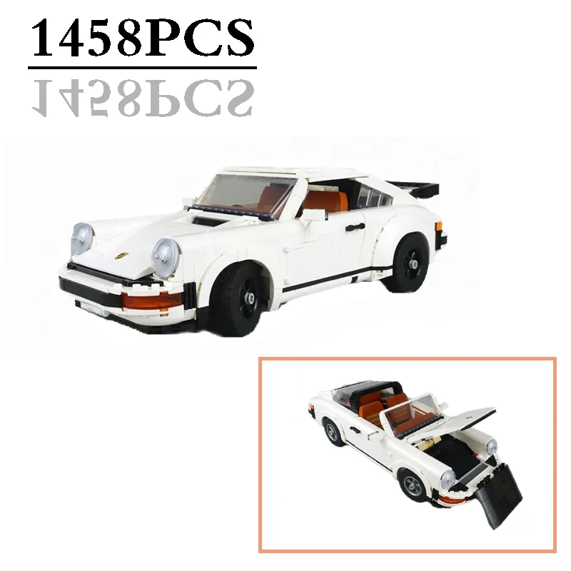 

NEW Fit 10295 White Overtaking Speed Car Model Building Blocks Children's Toys Holiday Christmas Gifts Children's Gifts