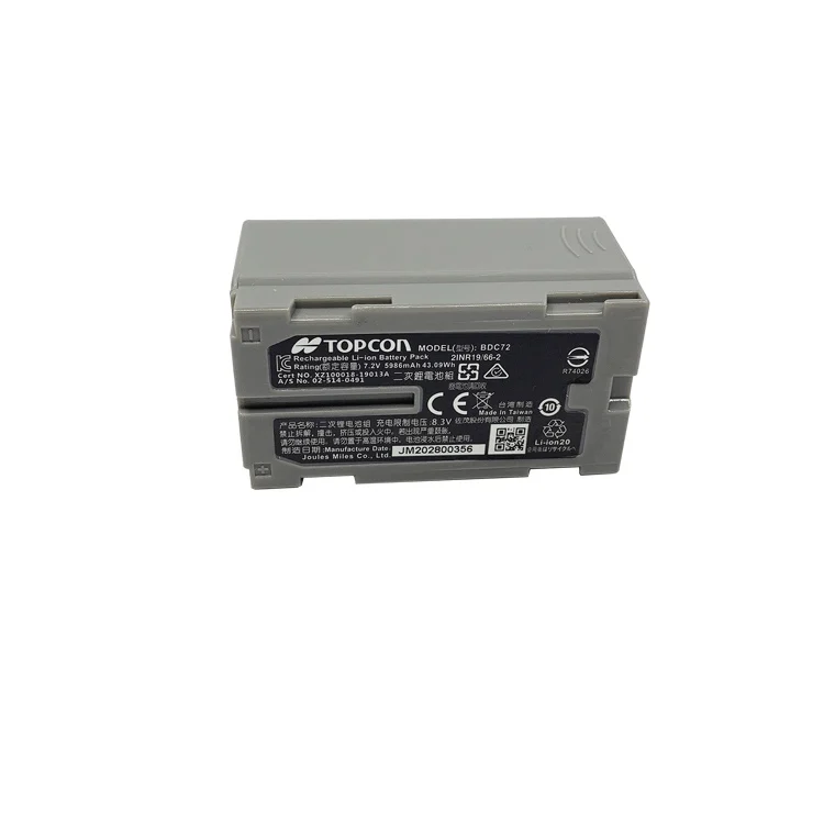

Подходит для нового Topcon GM52GM101 Soka IM52 FX101 аккумуляторная батарея BDC72