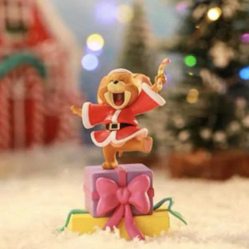 

Cat and Mouse Happy Christmas Series Blind Box Toys Figure Doll Guess Bag Home Decoration For Christmas Surprise Gifts