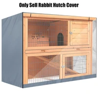 bunny rabbit hutch cover garden outdoor waterproof small animal crate cover uv resistant heavy duty pets product cover