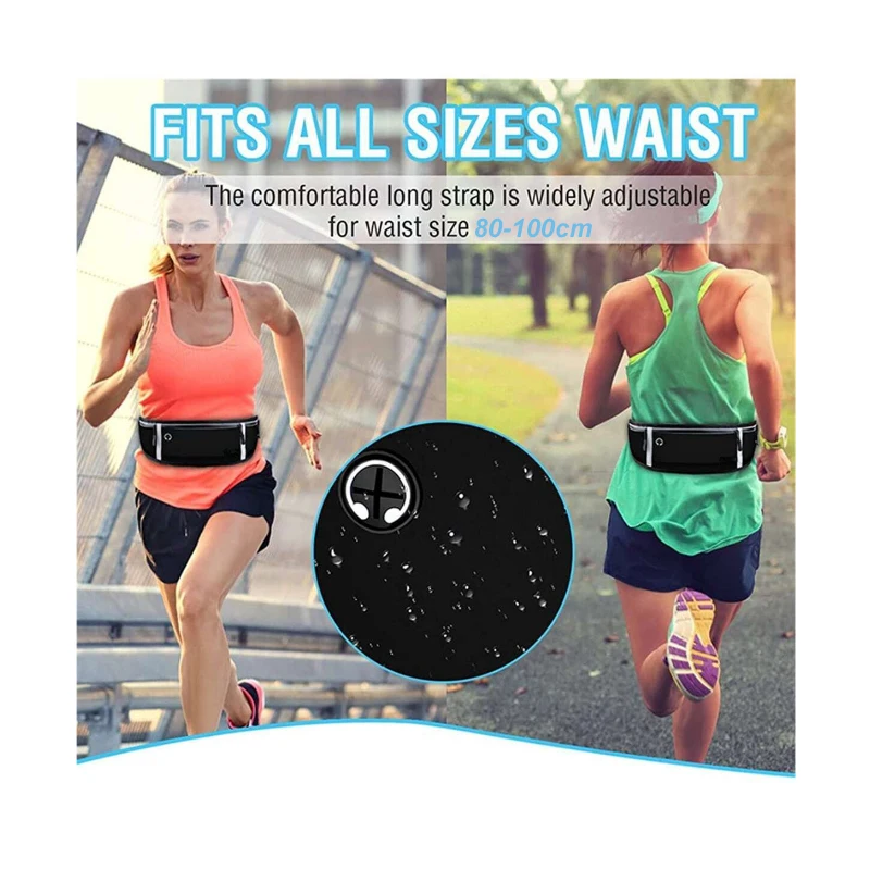 Сумка для бега унисекс поясной ремень легкая спортивная летняя сумка