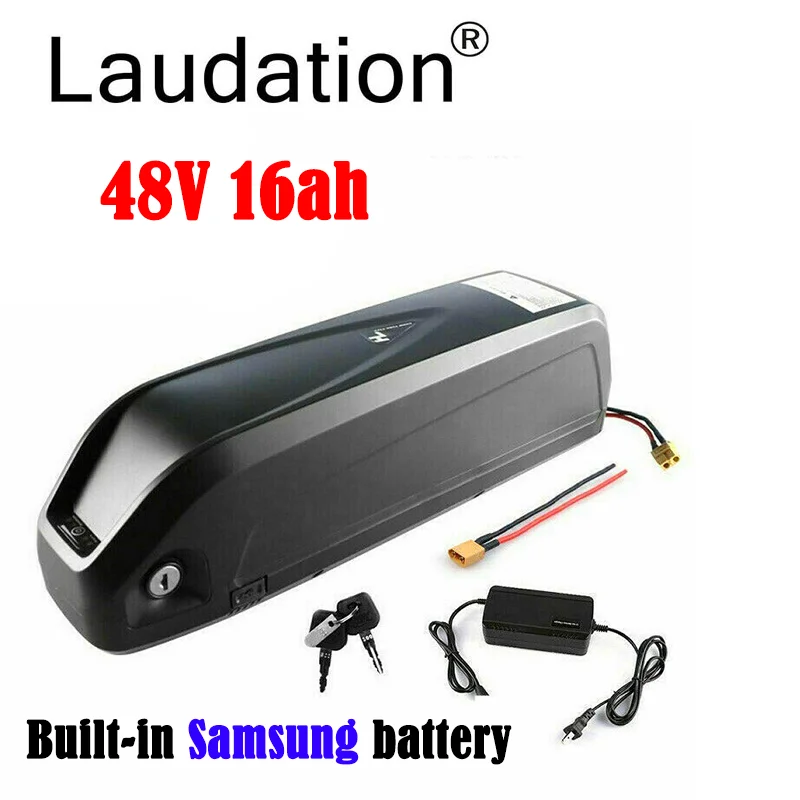 

Laudation EBike Battery 36V 20Ah 48V 12Ah 16Ah Built-in Qriginal Samsung Battery For Bafang TSDZ2 Voilamart 750W 500W 350W Motor