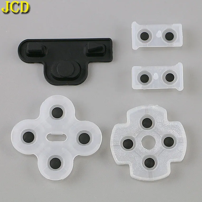 

JCD For Ps3 Controller Transparent Clear Conductive Rubber Soft Rubber Silicon Conductive Button Pad Replacement